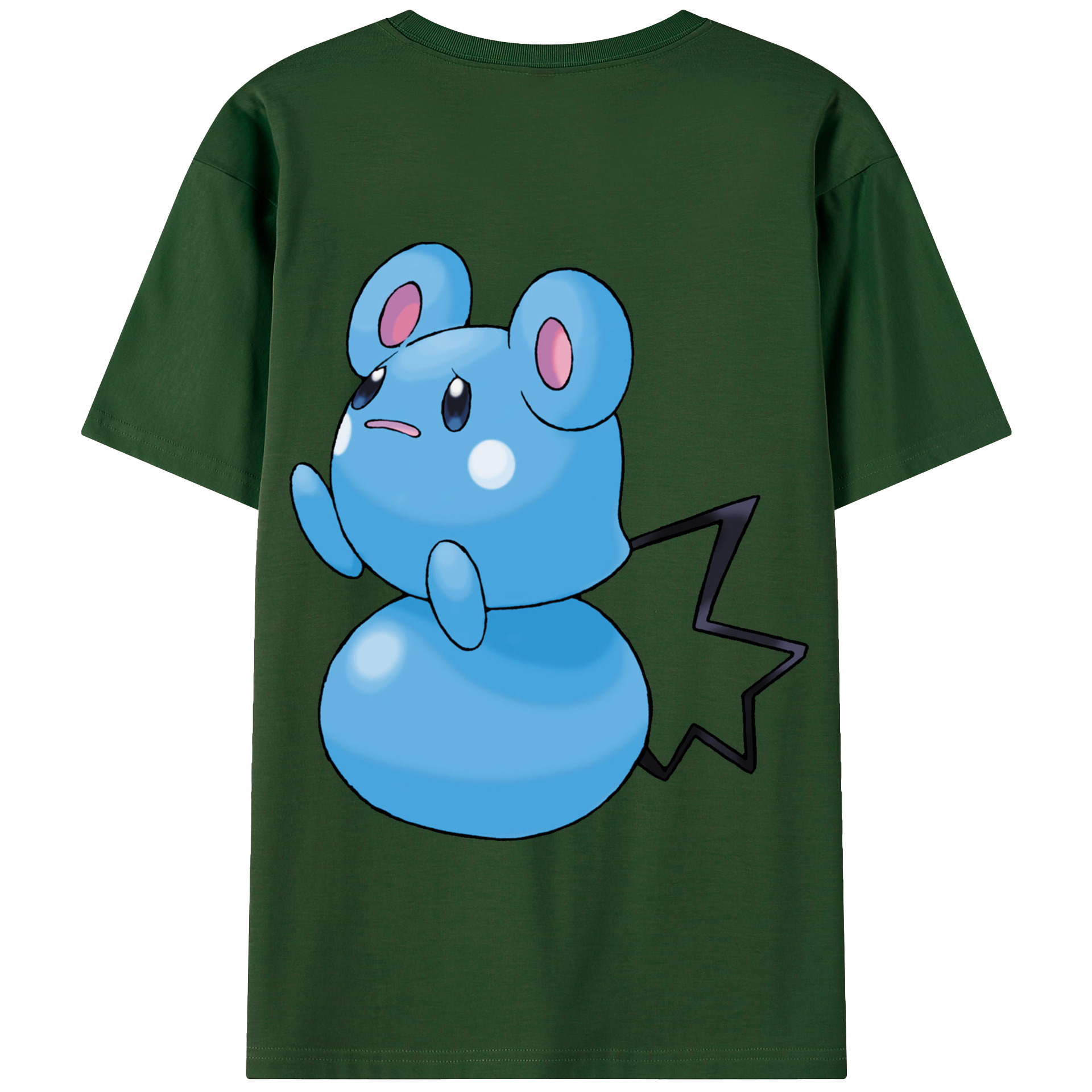 （画像用） ポケットモンスター Pokémon 綿100％半袖Tシャツ（背面プリント）